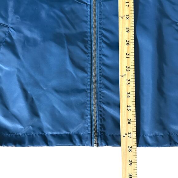 Stussy Blue Satin Full Zip Coaches Jacket Men’s M - Designer Streetwear Skater - Picture 13 of 14